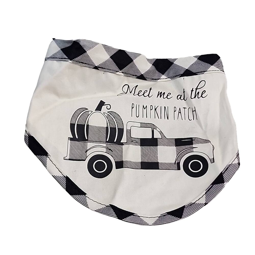 Woof Pet Bandana, Meet me at the pumpkin patch, NWOT, S/M